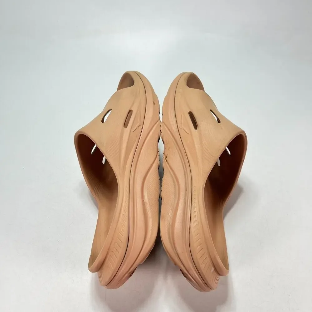HOKA Ora Recovery Slide 3 Tan Casual Comfort Slip On Slide Sandals Men's Size 8